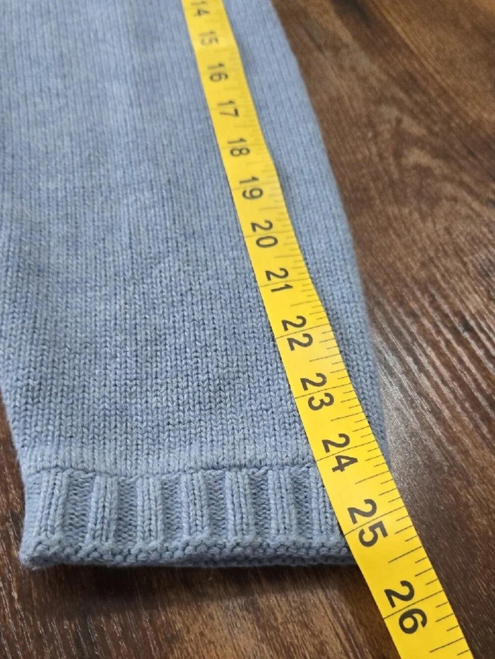 J. Crew Men's V-Neck Sweater in Slate Blue